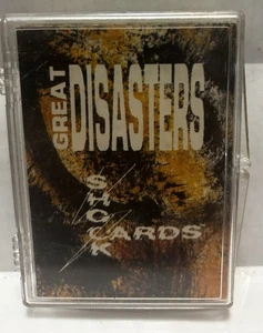 Great Disasters Shock Cards Trading Card Set of 36 Cards 1992 Personality Comics - Picture 1 of 3
