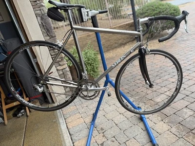 Bicicleta de carretera Merlin ExtraLight 56 cm titanio - Rob Vandermark - Full Dura Ace Foto 1 de 4