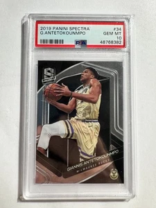 2019/20 Panini Spectra GIANNIS ANTETOKOUNMPO BUCKS #34 PSA 10 - Picture 1 of 2