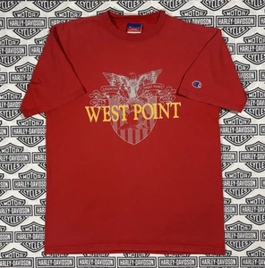 Champion West Point T Shirt Red USA Military Academy US Army New York Mens Large - Picture 1 of 7