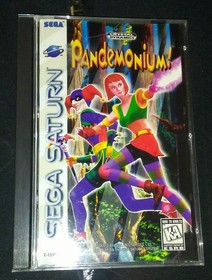 Pandemonium for Sega Saturn (1996) - COMPLETE with registration card - WORKING