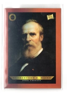 2024 Pieces of the Past 1800's Edition Rutherford B. Hayes RED #B-134 23/50 - Picture 1 of 1