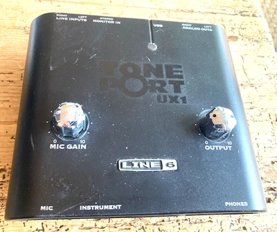 LINE 6 TONE PORT UX1-GREAT CONDITION-MIC GAIN, OUTPUT, -NO CORDS INCLUDED-NICE - Image 1 of 4