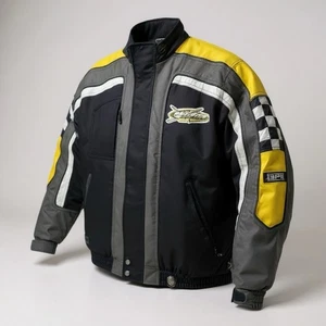 Vintage Bombardier Ski-Doo Men’s Racing Jacket Snowmobile Large 90’s - Picture 1 of 6