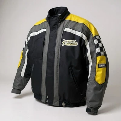Vintage Bombardier Ski-Doo Men’s Racing Jacket Snowmobile Large 90’s - Image 1 of 4