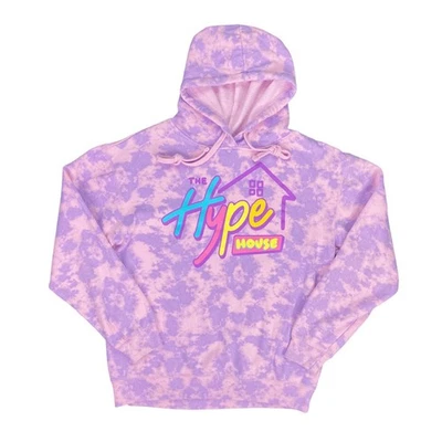 The Hype House Hoodie Size Small Tik Tok Charli D’Amelio Tie Dye Kangaroo Pouch - Image 1 of 4