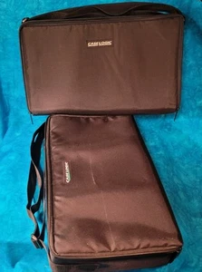 Vintage 90s Case Logic 60 (30 x 2) Cassette Tape Storage Carrying Zipper Holder - Picture 1 of 6