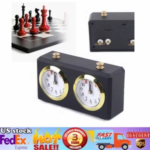 Mechanical Analog Chess Clock Timer International Chess Timer Analogue Clock - Picture 1 of 9