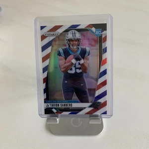 Ja'Tavion Sanders 2024 Panini Prizm #343 Rookie Panthers Red White and Blue RC - Bild 1 von 6