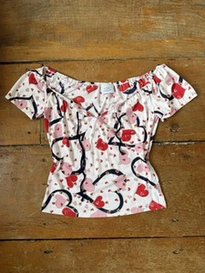 Blugirl Blumarine Heart Top S - Picture 1 of 8