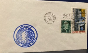 APOLLO 15  Launch With NASA Official NASA BLUE Cachet  ; KSC JULY 25,1971 - Picture 1 of 4