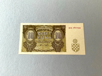 Croatia 10 Kuna P-5b 1941 - Image 1 of 2