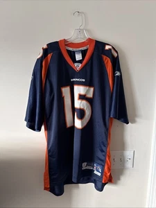 Herren Reeok On Field Denver Broncos Tim Tebow #15 Trikot Gr. XL genäht - blau - Bild 1 von 5