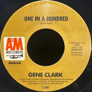 Gene Clark - One In A Hundred / She's The Kind Of Girl (7" Single, RSD) - Bild 1 von 1