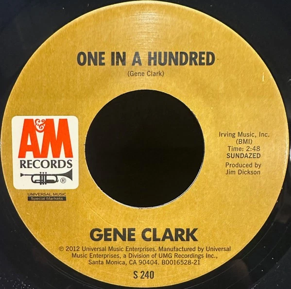 Gene Clark - One In A Hundred / She's The Kind Of Girl (7" Single, RSD) - Image 1 of 1
