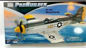 Mega Bloks P-51 Mustang Model Kit 985 Pezzi Costruttore Professionale - Completo senza scatola - Foto 1 di 6