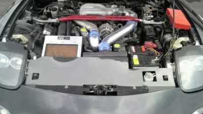 PROTECTOR PANEL DE REFRIGERACIÓN RADIADOR DELANTERO DE CARRERAS FIBRA DE CARBONO PARA MAZDA RX7 RX-7 FD Foto 1 de 4