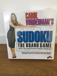 Sudoku The Board Game - Carol Vorderman - 100 Unique Puzzles ***New & Sealed*** - Picture 1 of 7
