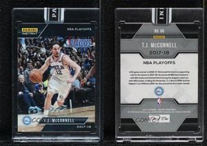 2017-18 Panini Instant NBA Playoffs Black 1/1 TJ McConnell #86