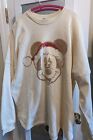 Disney World Mickey Mouse Sequined Holiday Spirit Jersey Adult Xl