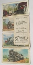 Vintage Antique Trading Cards 1954 Junior Service sweet cigs 5 modern transport 
