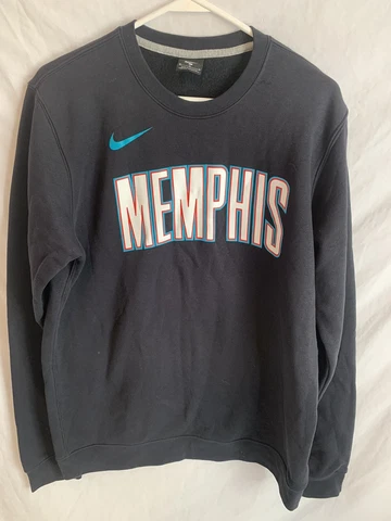 Memphis Grizzlies Crewneck Sweatshirt Sweater Nike Men’s Medium Cotton Polyester Cover