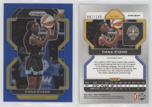 2022 Panini Prizm WNBA Blue Prizm /149 Dana Evans #149 Rookie RC