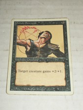Magic the Gathering MTG Revisied Edition UNHOLY STRENGTH Single Card HP