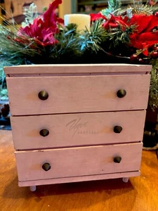 Vogue Doll Pink Dresser Wood W/3 Drawers, Great Condition! - Picture 1 of 11