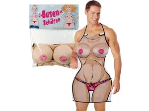 Scherzartikel Männer Schürze Busenschürze Junggesellenabschied Partygag  - Bild 1 von 1