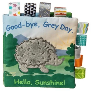 Taggies Touch & Feel Soft Cloth Book with Crinkle Paper & Squeaker, 6 x 6-Inches - Picture 1 of 3