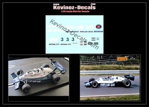 1/32 Maßstab Aufkleber für Scalextric Tyrrell 008 C135 - 3 Variationen - Bild 1 von 8