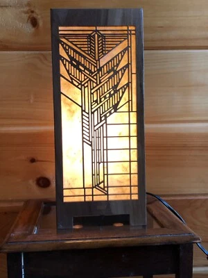 Lightbox Accent Lamp Solid Black Walnut (Design # 3) - Image 1 of 4