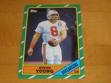 1986 Topps Football #374 Steve Young Rookie RC
