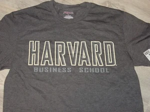 HARVARD University CRIMSON BUSINESS SCHOOL T-Shirt NEW / TAG sz.... MEDIUM - Picture 1 of 9