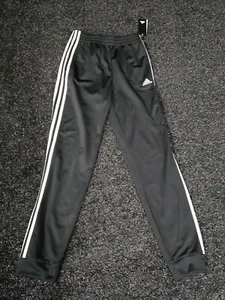 Adidas Sweat Athletic Pants Youth Large 14-16 Black NWT - Picture 1 of 4