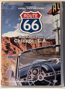 Route 66: Marathon Tour Chicago To LA (5 DVD SET) 6 Hours Run Time ALL Regions - Picture 1 of 4