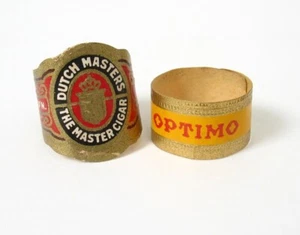 Lot of 2 Antique/Vintage Cigar Band/Bands, Optimo & Dutch Masters - Picture 1 of 8