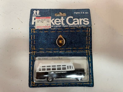 Tomica Isuzu Bonnet Police Department Prisoner Bus 3" POCKET CARS Prison Bus - Image 1 of 3