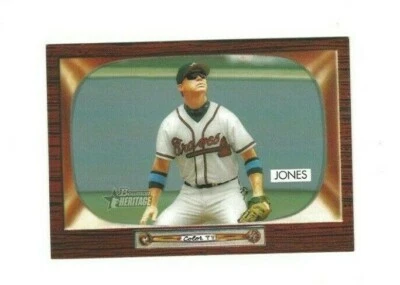 2004 Bowman Heritage CHIPPER JONES #71 Atlanta Braves VG - Image 1 of 2