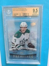 2014-15 John Klingberg Upper Deck Ice Rookie Premieres RC BGS 9.5 /499 GEM MINT