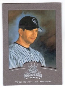 Donruss Diamond Kings #11 Todd Helton Silver #231/400 2002 - Imagen 1 de 1