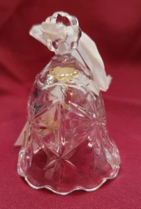 Gorham Voll Bleikristall Glocke Weihnachtsschmuck - Bild 1 von 6