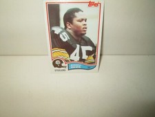 RUSSELL DAVIS 1982 Topps Card #208 Rookie Rc Michigan PITTSBURGH STEELERS NM