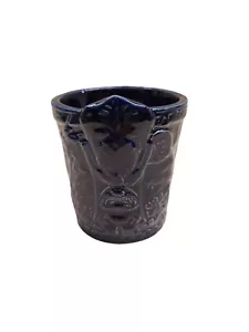 MFG Tiki Farm Parrish Kauai Tiki Farm Cobalt Blue Mug 2016 Signed Thor - Picture 1 of 7