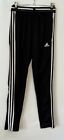 Adidas Jogging Bottoms Kids 11-12 Years W22 L27 Black Polyester Sport Casual