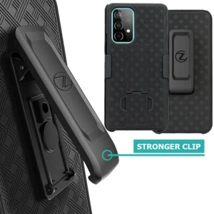 para Samsung Galaxy A53 5G Calce Ajustado Resistente Clip Cinturón Funda Soporte NEGRO - Imagen 1 de 6