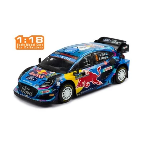 Ixo Model FORD PUMA WRC N.8 RALLY SWEDEN 2023 TANAK/JARVEOJA 1 18