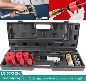 08350 Mechanical Hot Tapping Machine Complete Kit Fits NPT Hole Saws and Arbor - Picture 1 of 15