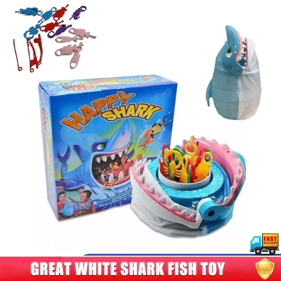 Shark Bite Game Fun Family Kids Fishing Game Xmas Gift UK HOT - Image 1 of 1